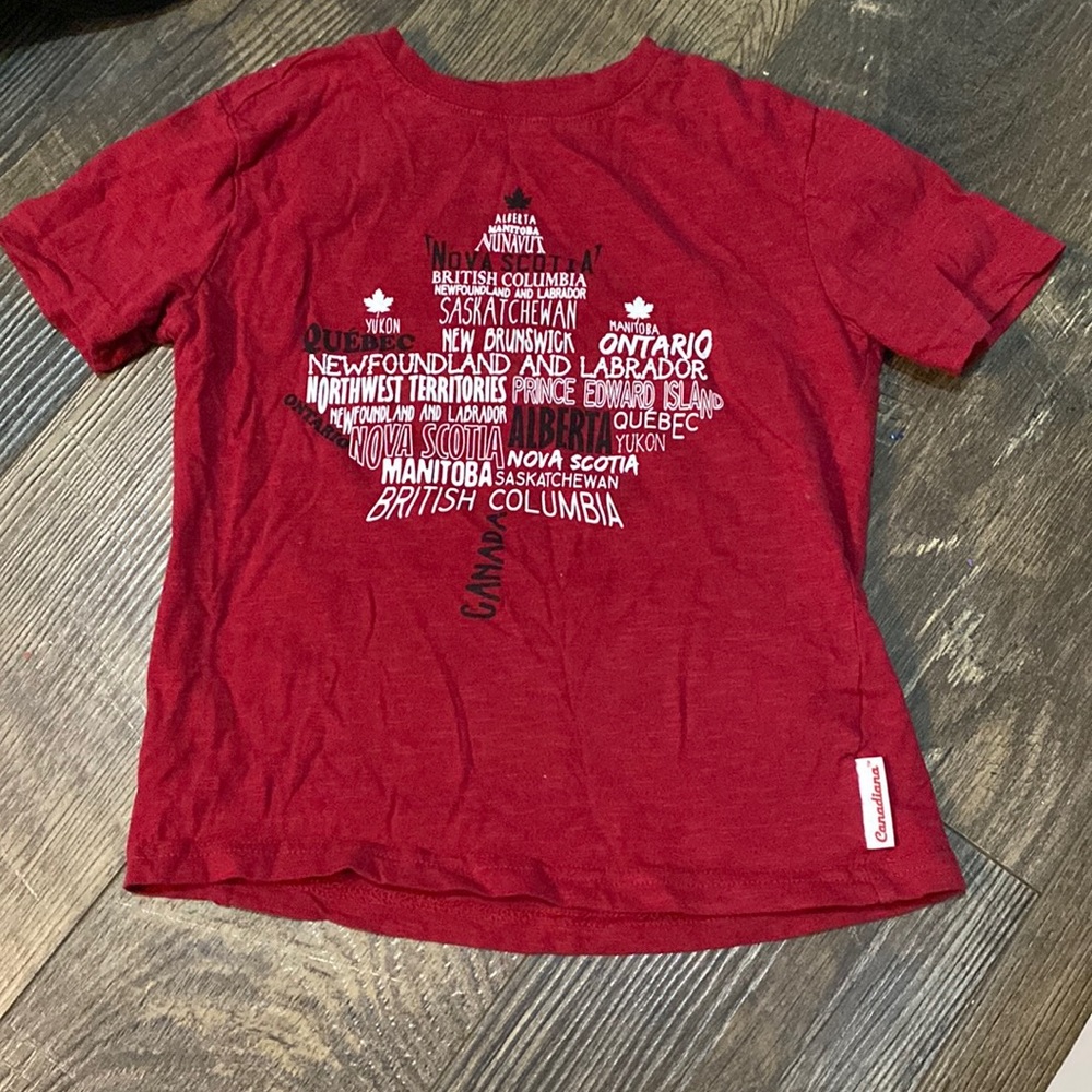 Canadian province and territory t-shirt